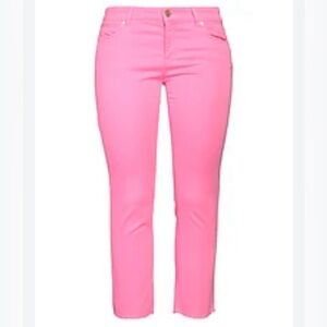 Mossimo Supply Co. Pink Bubble Gum Skinny Jeans women’s 17 juniors stretch fit 6